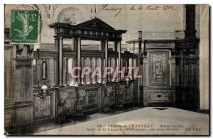 Old Postcard Chateau de Chantilly Musee Conde Altar of the Chapel by Jean Goujon