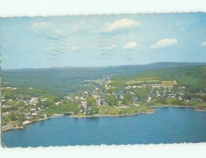 Pre-1980 AERIAL VIEW OF TOWN Seasport Maine ME n3288