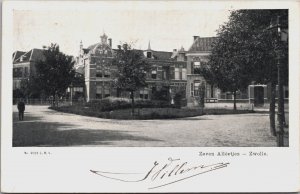 Netherlands Zeven Alleetjes Zwolle Vintage Postcard C080