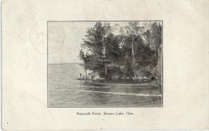 QUEBEC   1913 BROME LAKE   BANCROFT POINT postcard