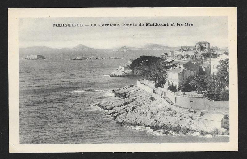 Marseille La Corniche Maldorme France Unused c1920s