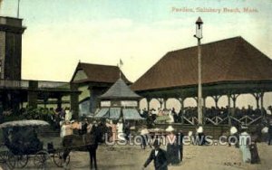 Pavilion - Salisbury Beach, Massachusetts MA Postcard
