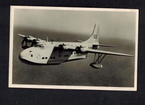 New Imperial Airways England Airplane Flying Boat RPPC postcard Solent Sydney