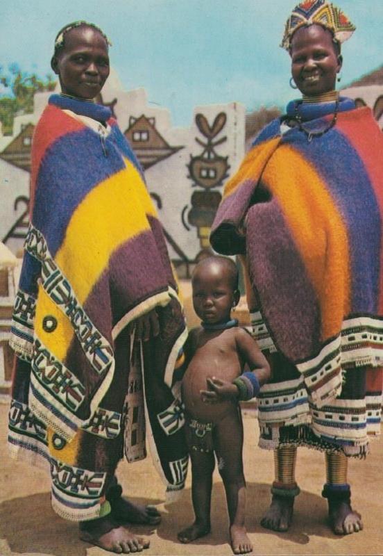 Bantu Life Bantoelewe African Fashion Postcard