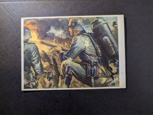 Mint Germany Military Battlefield Postcard Flamethrower Unit Troop Chemnitz