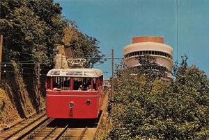 BR100600 view on peak tramway between may and barker roads  china hong kong