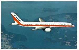 Air Europe Boeing 757 Airplane Postcard