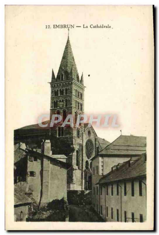 Postcard Old Embrun La Cathedrale