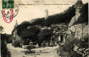 CPA MANTES-LIMAY - Ermitage de St-SAUVEUR exterieur (246649)