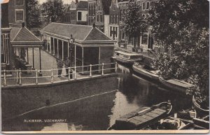 Netherlands Alkmaar Vismarkt Vintage Postcard 09.04