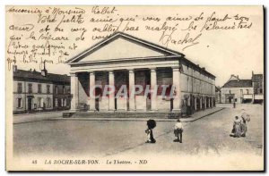 Postcard Old Theater La Roche sur Yon