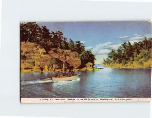 Postcard Cruising in the 177 islands of Washingtons San Juan Group WA USA