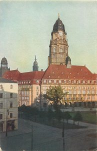 Germany Dresden Neues Rathaus in der Morgensonne Postcard