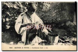 Old Postcard Scenes Jewish Judaica and Jewish shoemaker Types