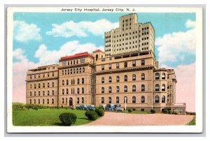 Jersey City Hospital Building Jersey City NJ New Jersey UNP WB Postcard Z10