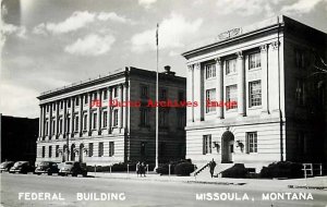 MT, Missoula, Montana, RPPC, Federal Building, Exterior View, Photo