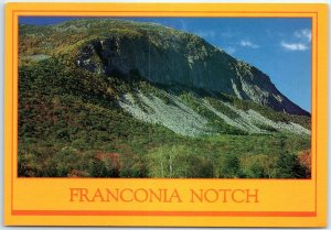 Cannon Cliffs as seen from Falling Waters trailhead, Franconia Notch - N. H.