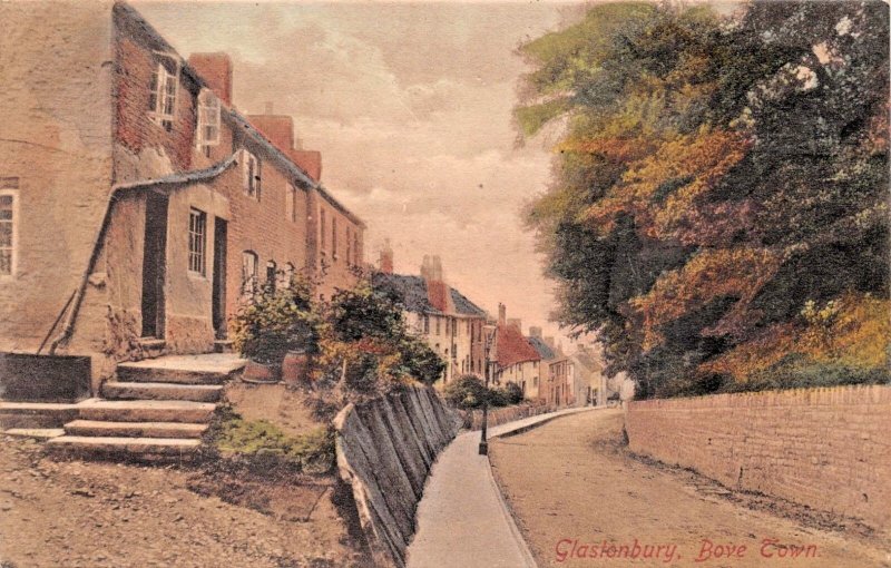 GLASTONBURY SOMERSET UK BOVE TOWN-FRITH SERIES PHOTO POSTCARD