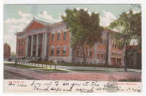 Municipal Building Oak Park Illinois 1906 postcard