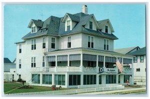 c1960 Sandpiper Summer Society Exterior Building Spring Lake New Jersey Postcard