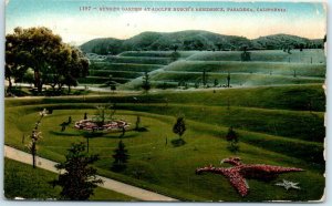 M-32303 Sunken Garden At Adolph Busch's Residence Pasadena California