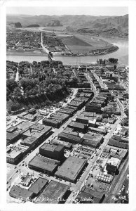 RPPC Aerial View LEWISTON, IDAHO Ross Hall Photo 1958 Vintage Postcard