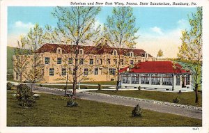 Solarium, New East Wing Penna. State Sanatorium - Hamburg, Pennsylvania PA  