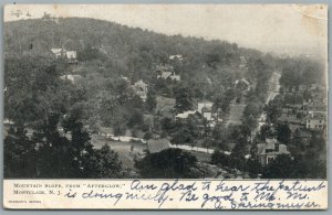 MONTCLAIR NJ MOUNTAIN SLOPE ANTIQUE POSTCARD