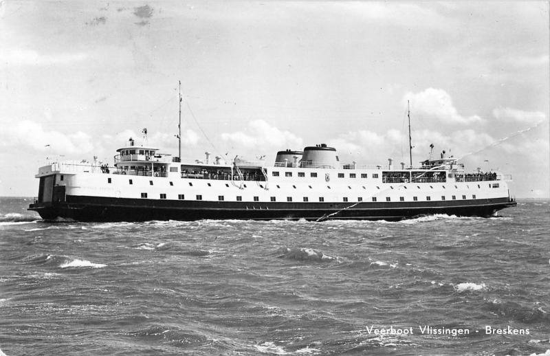 B98850 veerboot vlissingen breskens real photo netherlands  ship bateaux