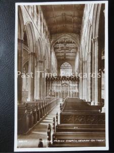 c1926 RP - Newark on Trent - The Nave Parish Church