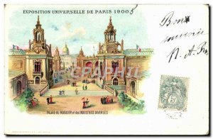 Postcard Old World Expo Paris 1900 Palace of furniture and various industries