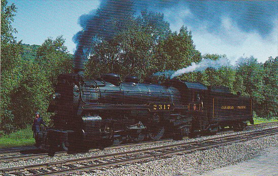 Canadian Pacific Railway Locomotive No 2317 Pacific Type 4-6-2