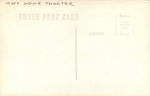 Postcard RPPC 1940s Nevada Eureka Movie Theater autos Coca Cola 23-12010