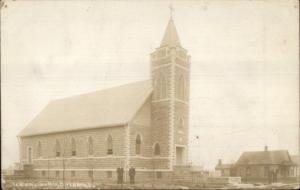 Divernon IL Church c1910 Real Photo Postcard