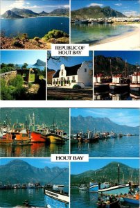 2~4X6 Postcards Cape Town, South Africa HOUT BAY Harbour~Fishing Boats~Factory