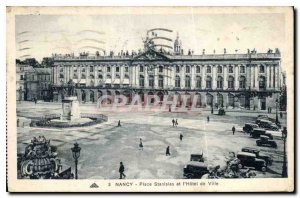 Old Postcard Nancy Place Stanislas and the Hotel de Ville