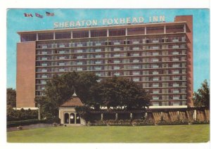 Sheraton Foxhead Inn, Niagara Falls, Ontario, Vintage 1968 Chrome Postcard