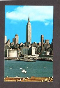 NY Empire State Building Bldg New York City NYC Postcard