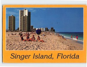 Postcard Beach Scene at Singer Island Florida USA