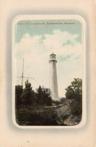 Gibbs Hill Lighthouse, Southampton, Bermuda, Early Postcard, Unused