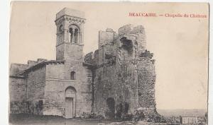 BF19061 beaucaire chapelle du chateau france  front/back image