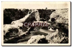 Tunisia Old Postcard Gabes Ras el Oued