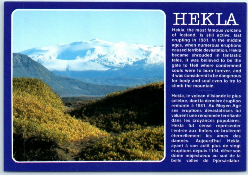 Postcard - Hekla Stratovolcano, Iceland