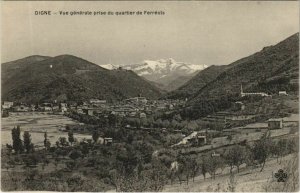 CPA Digne-les-Bains vue generale prise du quartier de ferreois (1208429) 