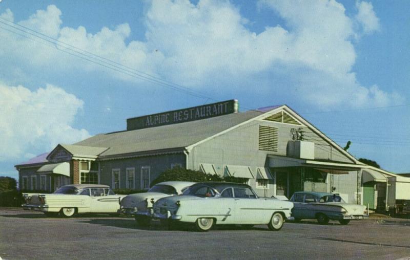 Tifton, Georgia, Alpine Restaurant, Cars (1960s)