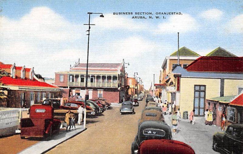 Business Section Oranjestad Aruba 1948 