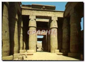 Postcard Modern Luxor Karnak temple Outdoor Court of Khonsu