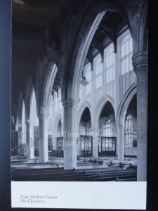Suffolk: Long Melford Church, The Clerestory RP, Old Postcard