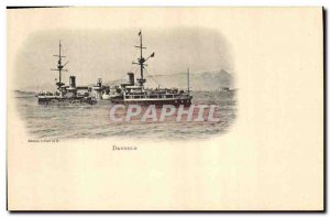 Old Postcard warship Dandolo