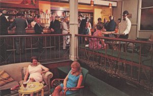The Pub Bar at Devon Coast Country Club 1960s Postcard